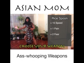 asian moms weapons