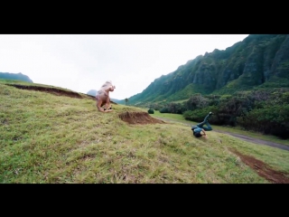 parkour in jurassic park