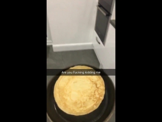 when i decided to bake pancakes