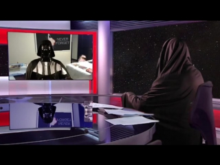 droids interrupt darth vader's interview