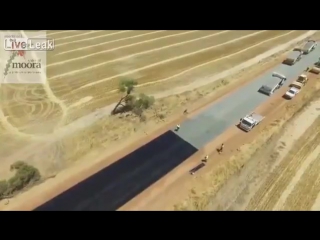 how asphalt is laid in australia