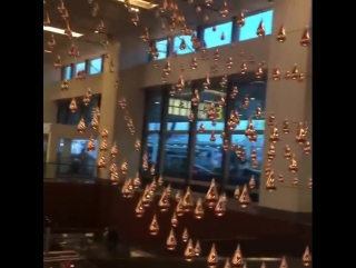 kinetic rain at singapore airport