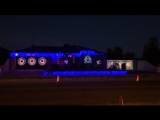 acdc thunderstruck christmas house