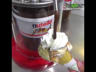 how ice cream is served in italy