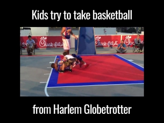 teens vs. harlem globetrotter team player